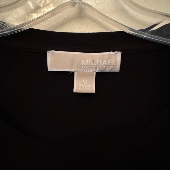 Micheal Kors black button detailed shirt | size medium black - Picture 5 of 6